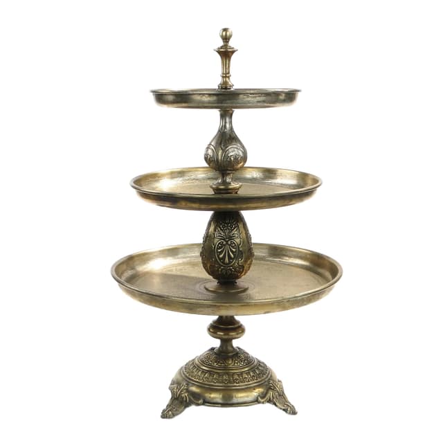 Étagère, golden brass, Norblin & Co., Poland, 19th c. - DIMENSION