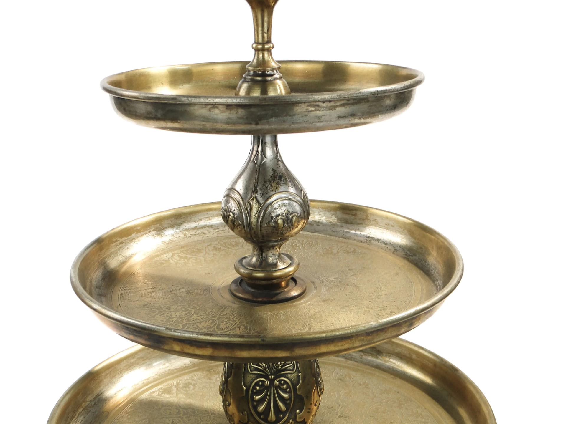 Étagère, golden brass, Norblin & Co., Poland, 19th c. - 33279