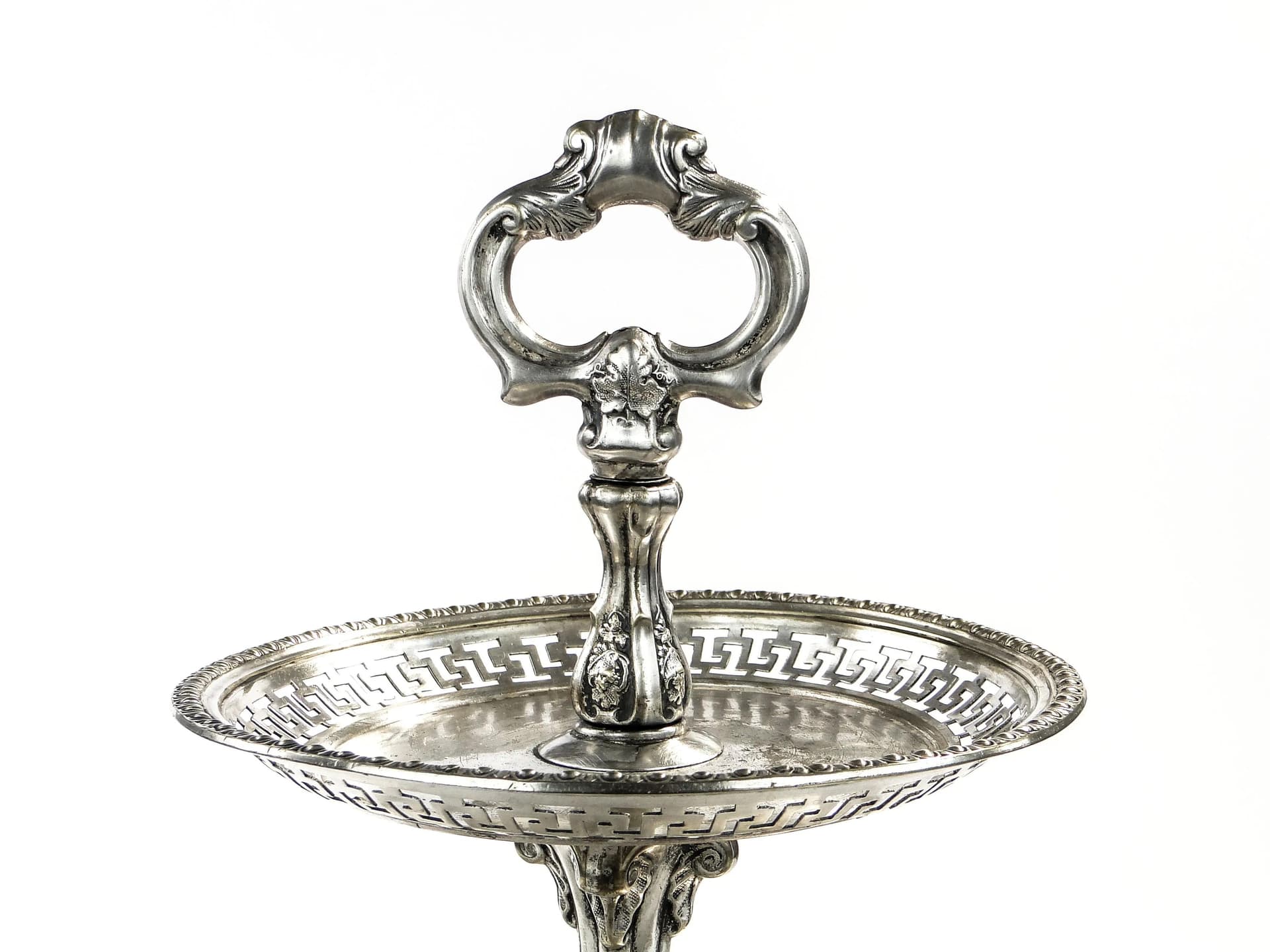 Etagere, silver, brass, Bracia Buch, Poland, 19th c. - 33275