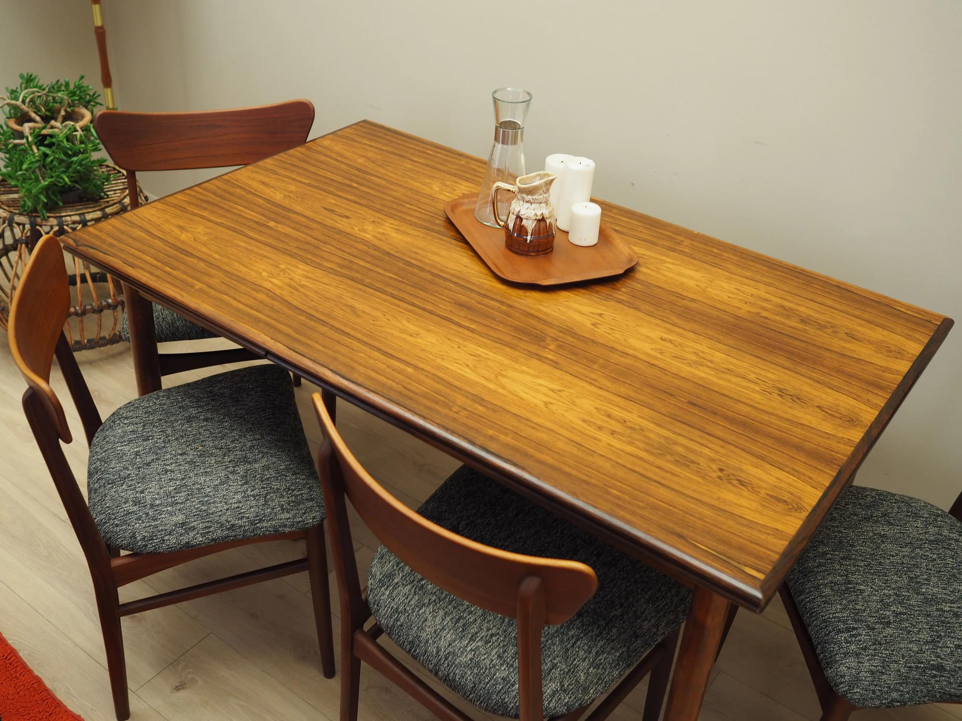Rectangular Table, brown rosewood, Denmark, 1970s - 33366