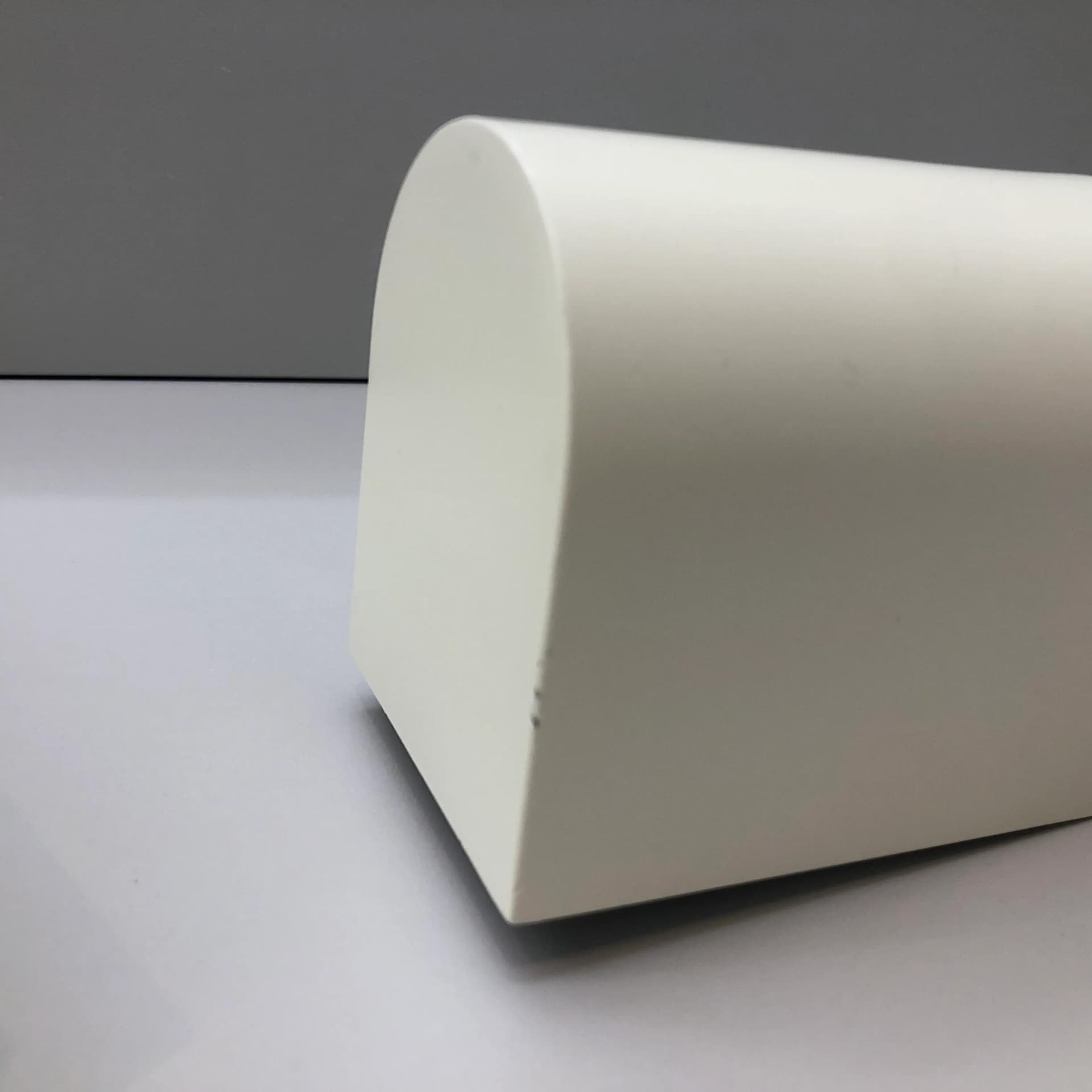 Para kinkietów, ivory white stal, szkło opalowe, Glashutte Limburg, Niemcy, lata 80. - 33409