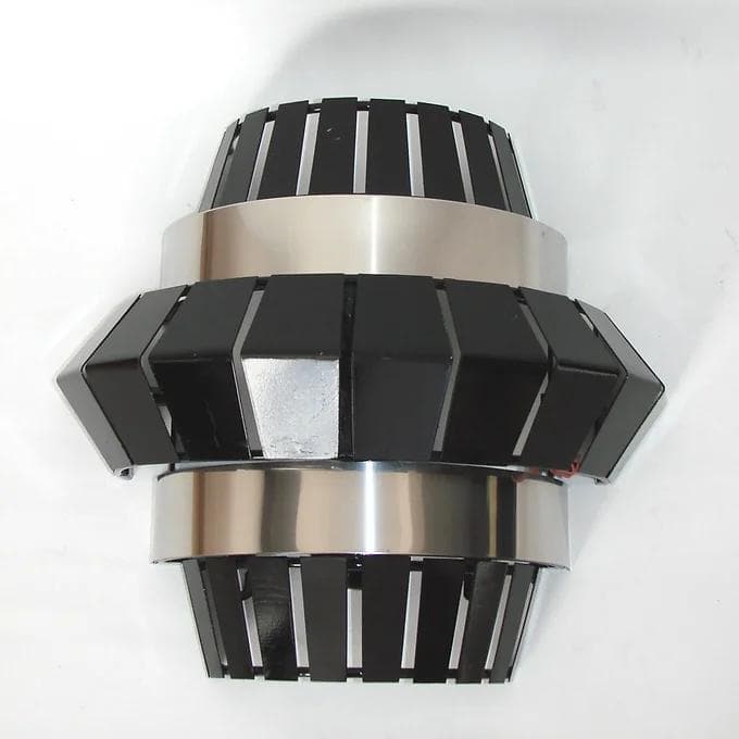 Kinkiet ścienny Mambo, czarny, stal, Włochy, lata 70. - 37896