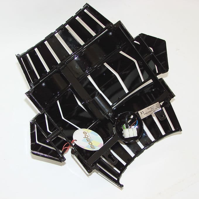 Kinkiet ścienny Mambo, czarny, stal, Włochy, lata 70. - 37890