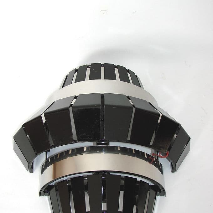 Kinkiet ścienny Mambo, czarny, stal, Włochy, lata 70. - 37894