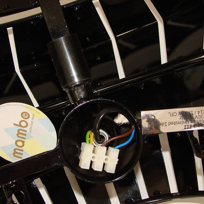 Kinkiet ścienny Mambo, czarny, stal, Włochy, lata 70. - 37889