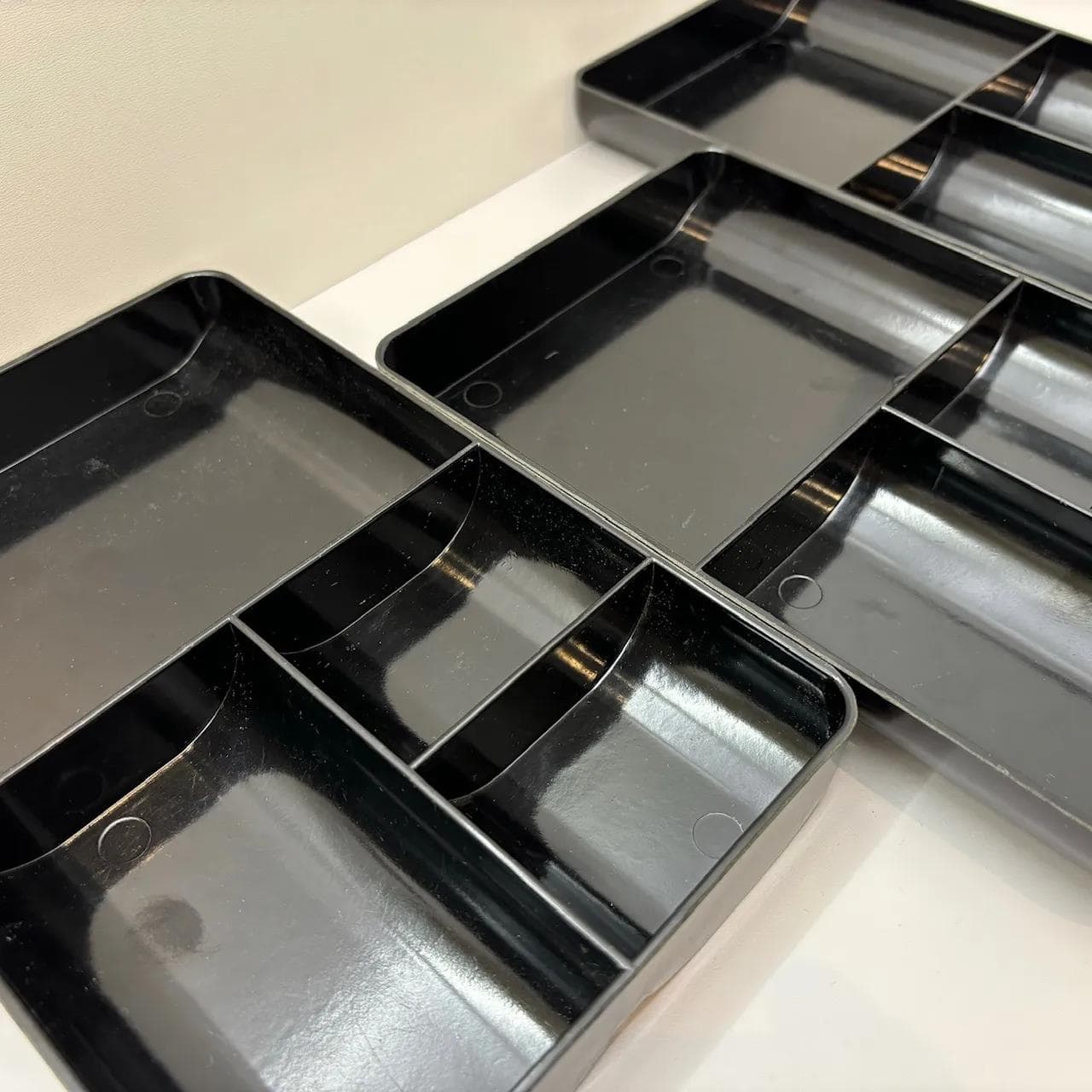 Organizer biurowy, bakelit czarny, Niemcy, lata 60. - 33390