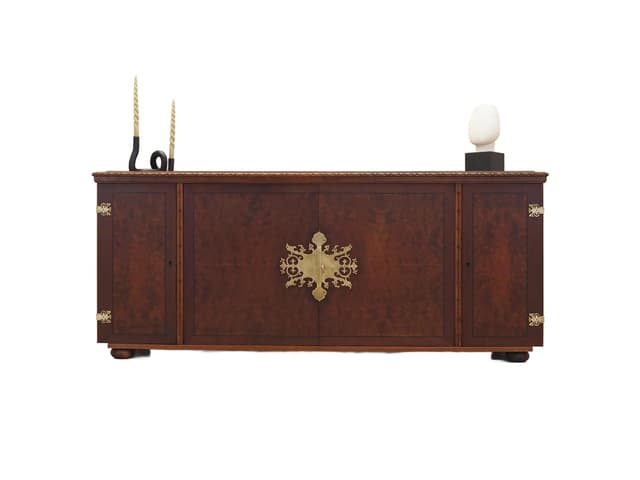 Sideboard, dąb brązowy ciemny, Dania, lata 60. - WYMIARY