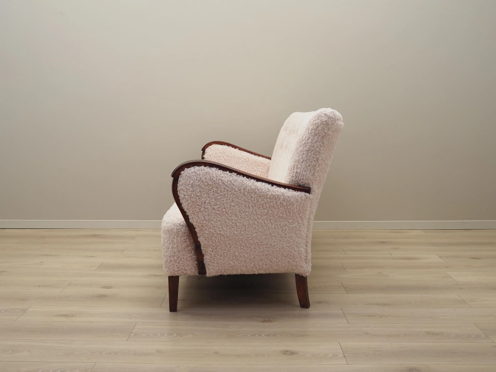 Sofa, beżowy buk, Dania, lata 60. - 33515