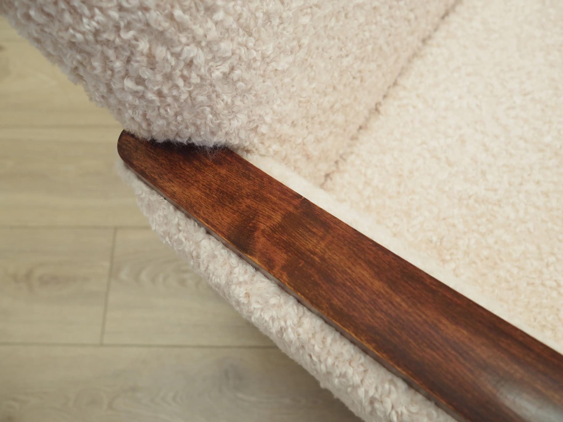 Sofa, beżowy buk, Dania, lata 60. - 33521