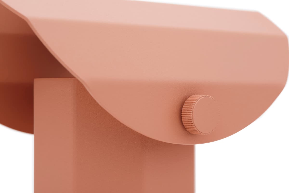 Lampa stojąca APOLIN 18 cm złamany różowy, Kaspa x Grynasz Studio - 3914