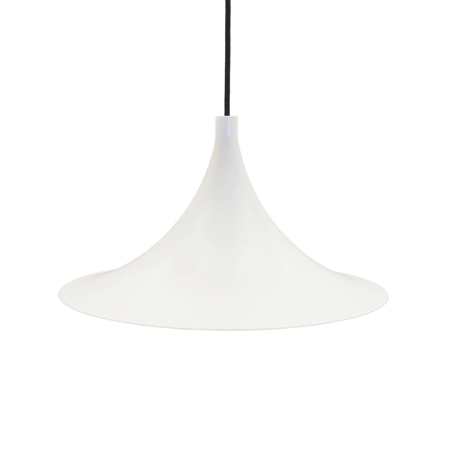 Pendant lamp, white metal, Denmark, 1970s.