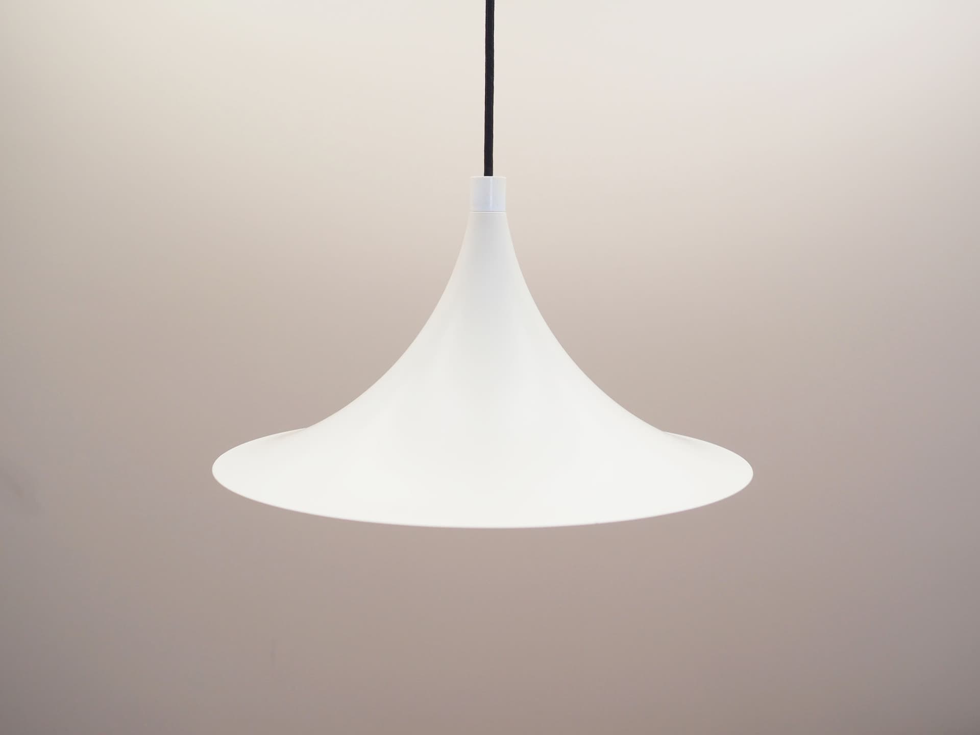 Pendant lamp, white metal, Denmark, 1970s. - 63905