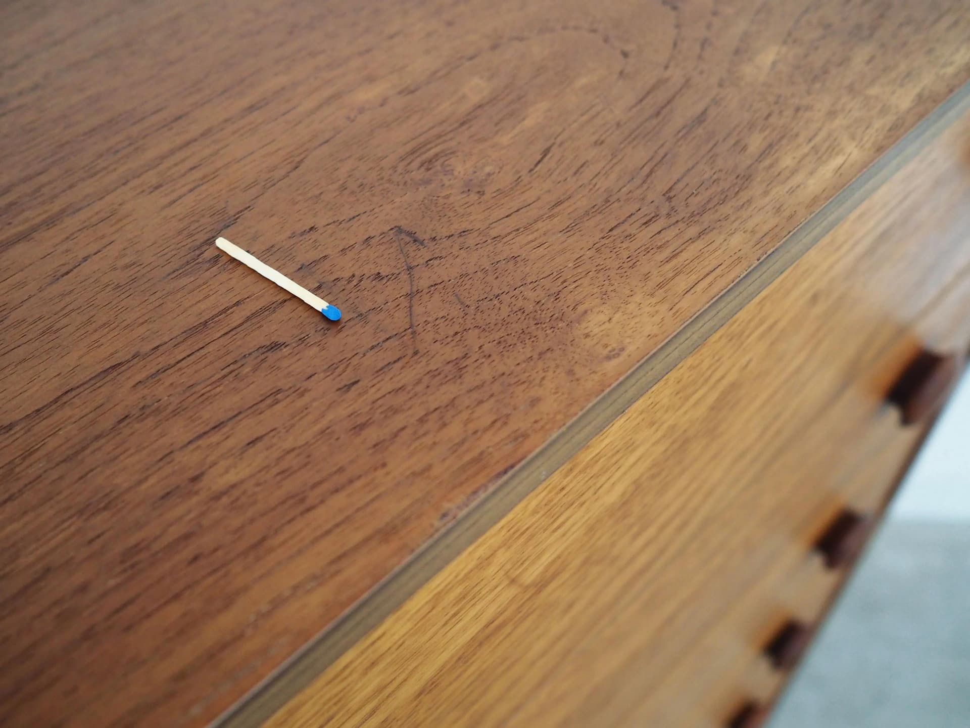 Chest of drawers, brown teak, Denmark, 1960s. - 33475