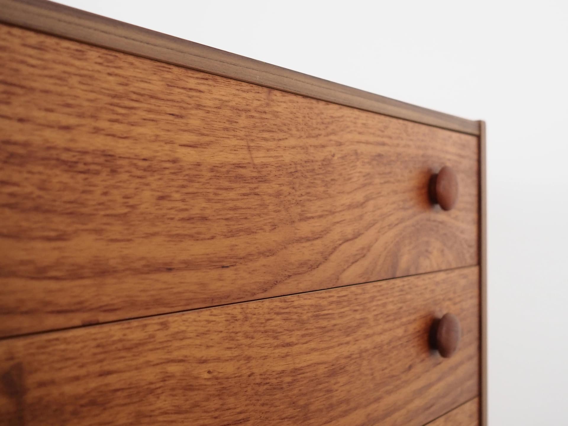 Chest of drawers, brown teak, Denmark, 1960s. - 33473