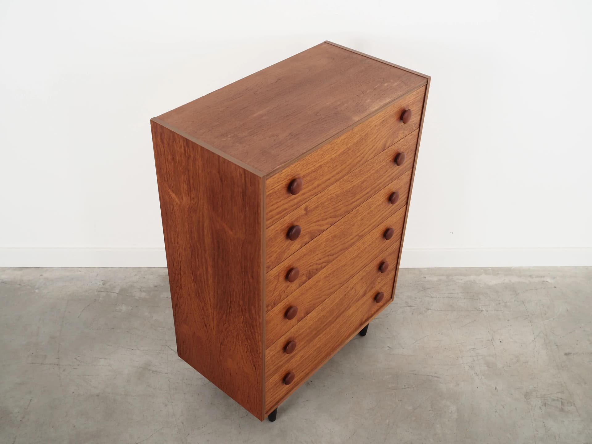 Chest of drawers, brown teak, Denmark, 1960s. - 33472