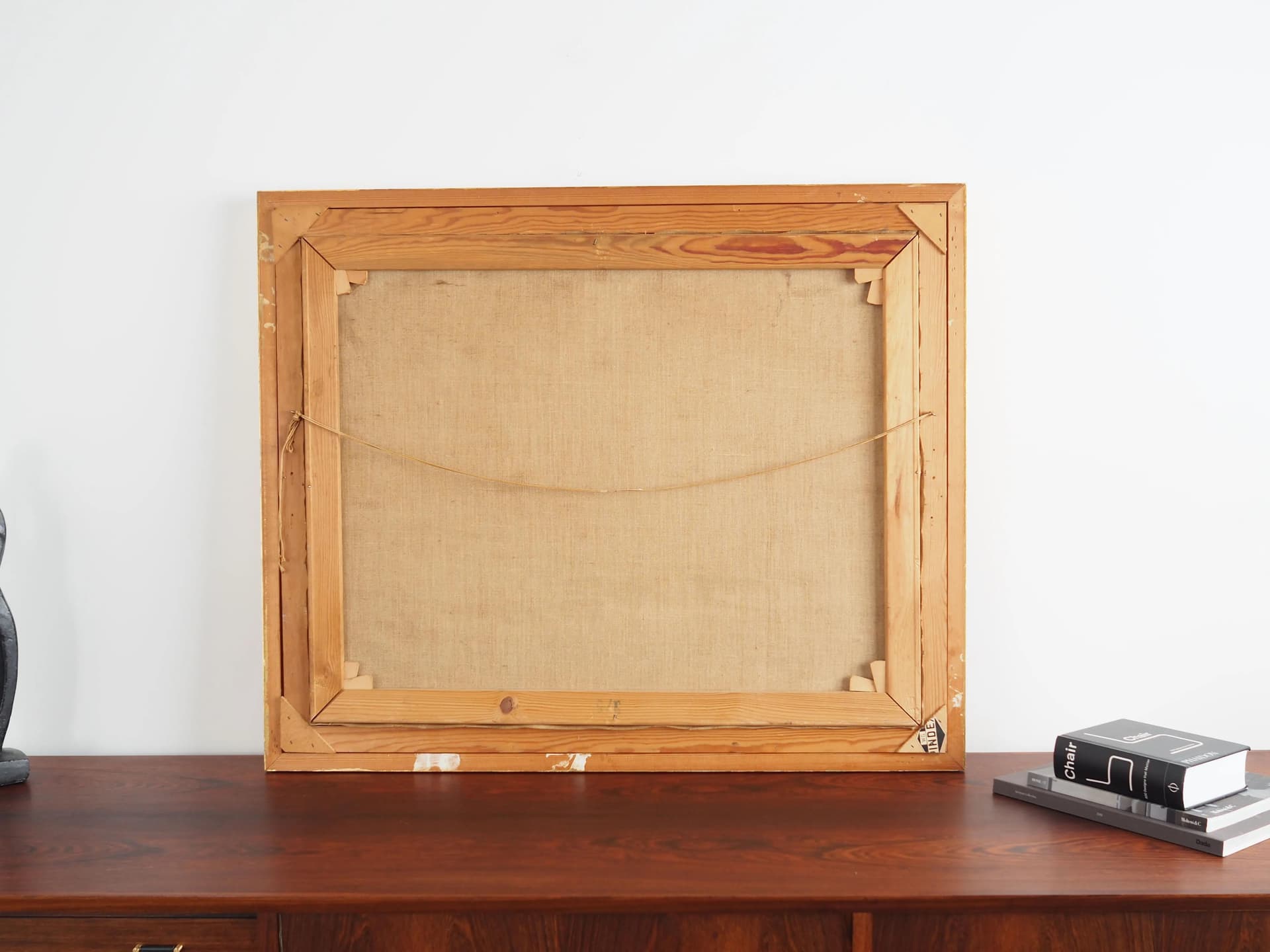 Obraz „Wioska w chmurach”, skandynawski modernizm, multicolor, olej na płótnie, Polska, lata 70. - 33620