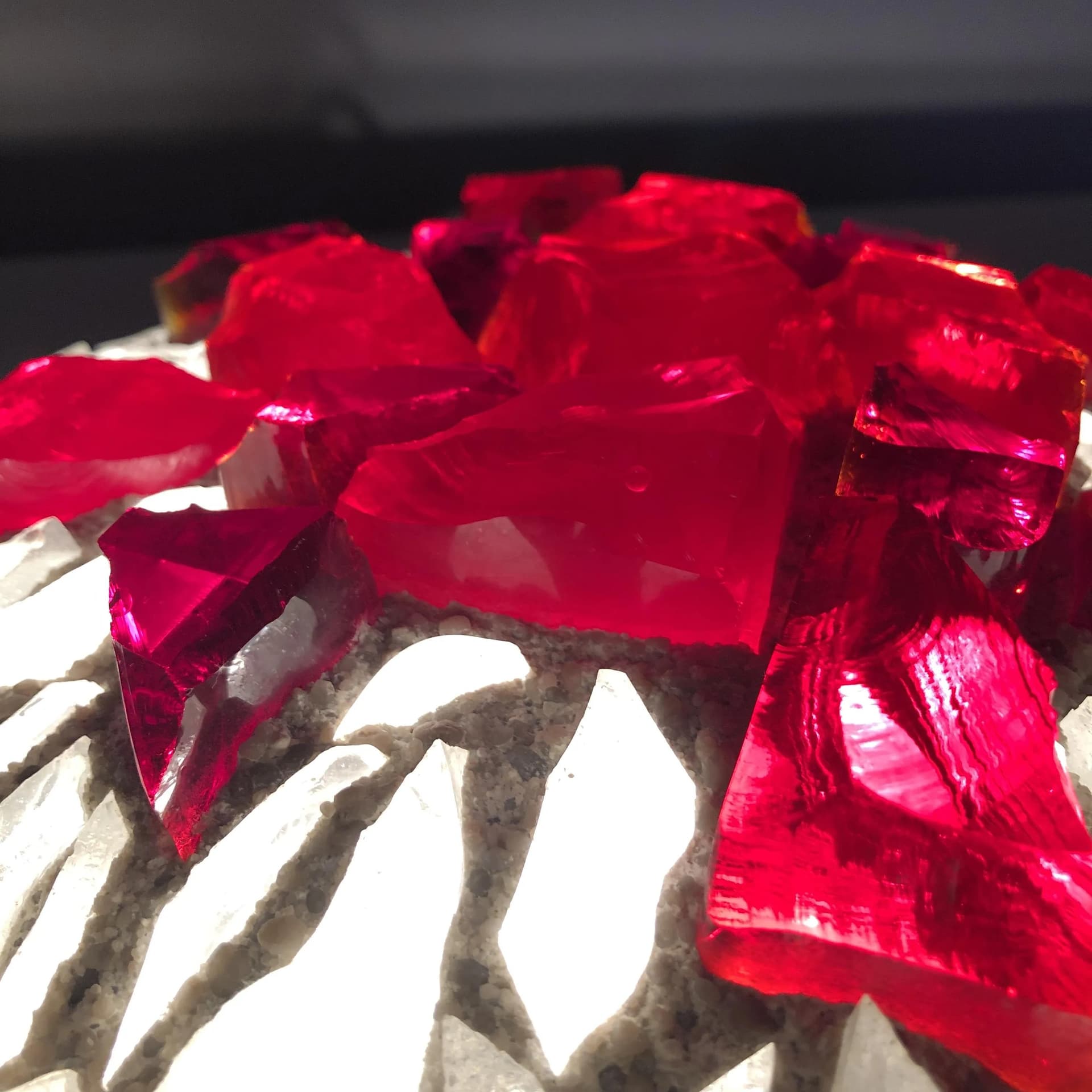 Para kinkietów brutalistycznych, beton szary, szkło, Niemcy, lata 60. - 33686