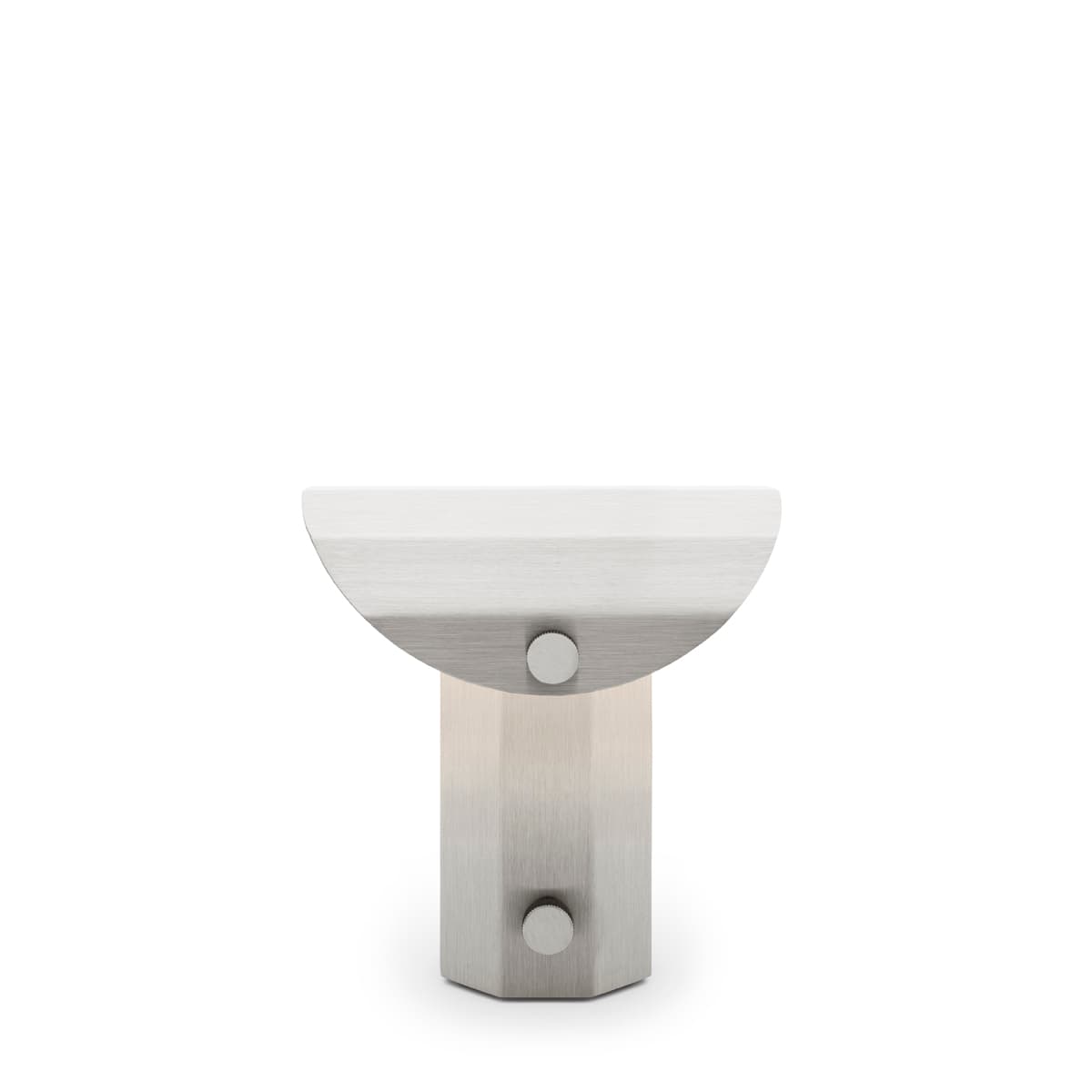 Lampa stojąca APOLIN 18 cm stal szczotkowana, Kaspa x Grynasz Studio - 3941