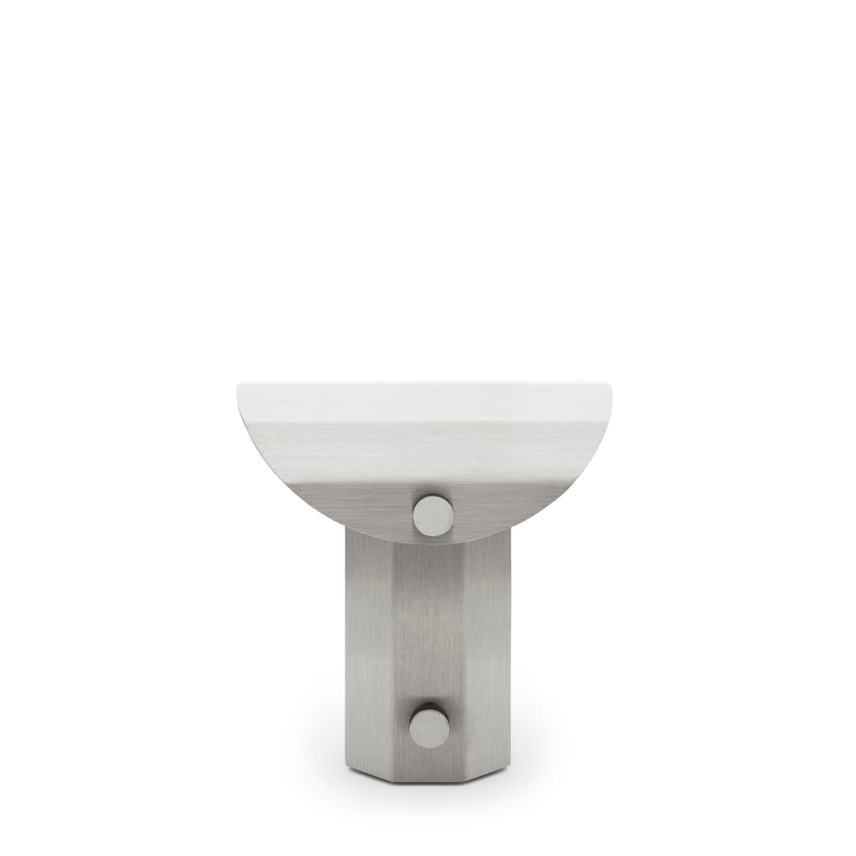 Lampa stojąca APOLIN 18 cm stal szczotkowana, Kaspa x Grynasz Studio - 3940