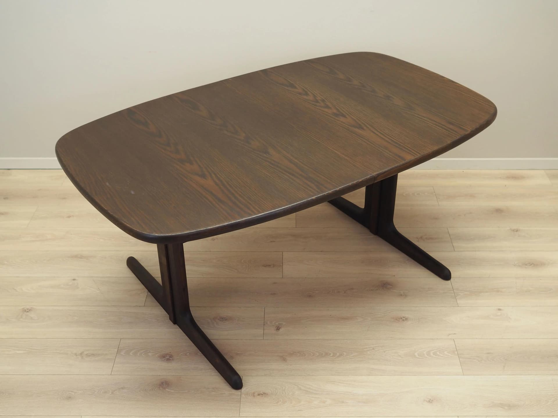 Dining Table, dark brown oak, Skovby Møbelfabrik, Denmark, 1970s - 33749