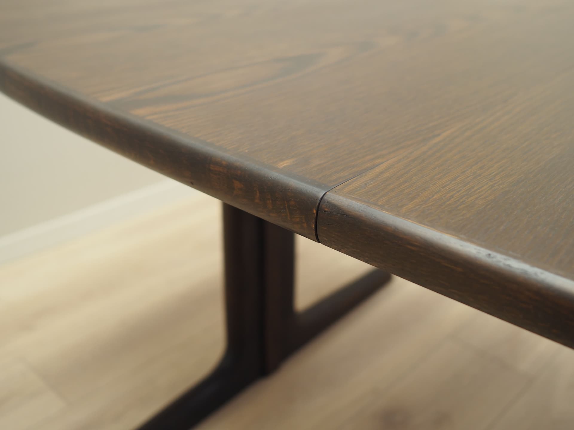 Dining Table, dark brown oak, Skovby Møbelfabrik, Denmark, 1970s - 63786