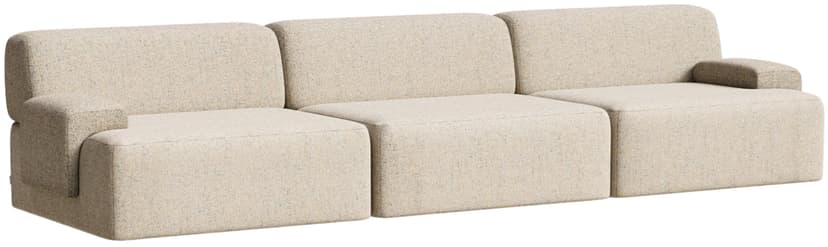 Sofa modułowa Umi 295 cm beżowy, Feum