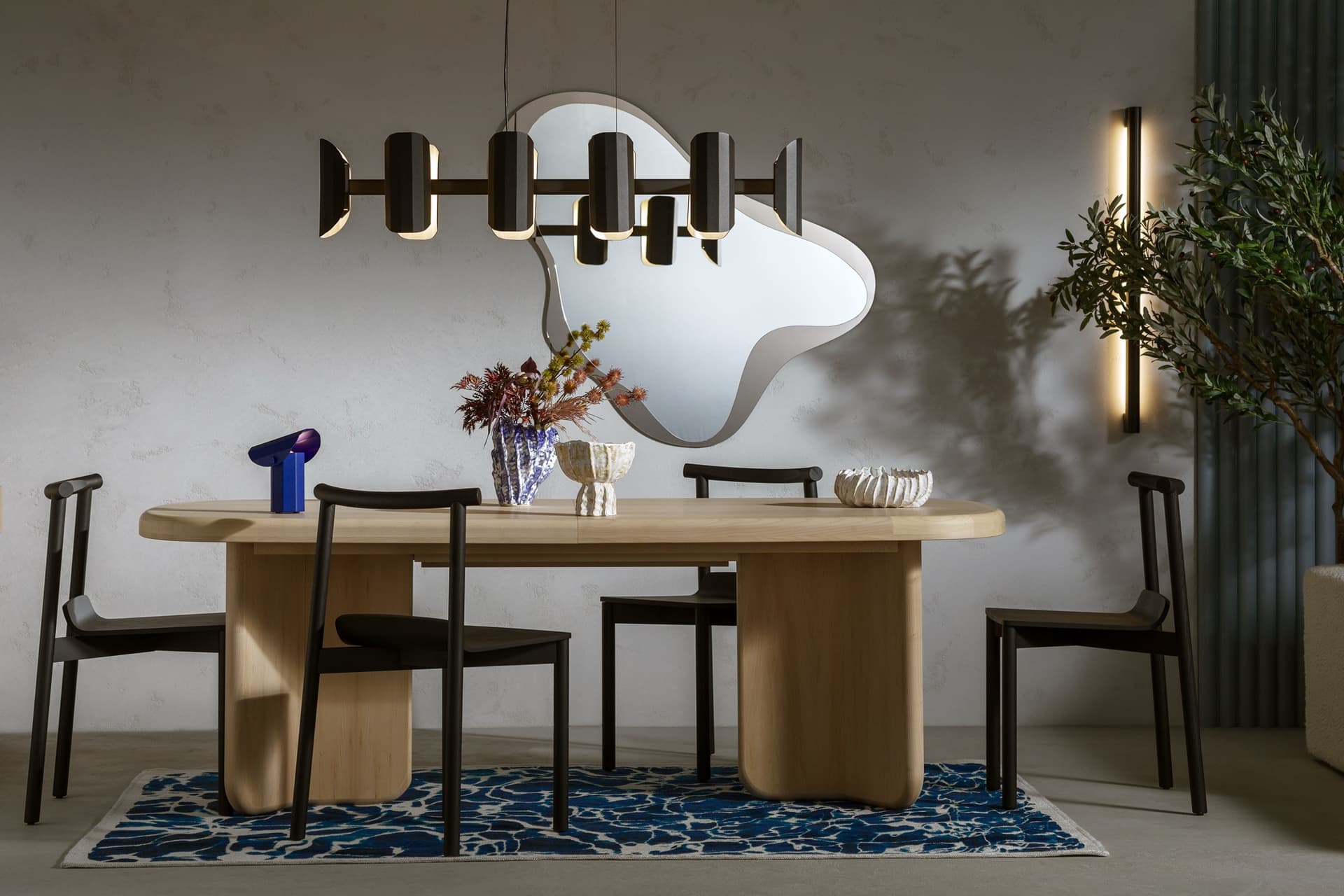 Lampka przenośna APOLIN kobaltowy, Kaspa x Grynasz Studio - 6472