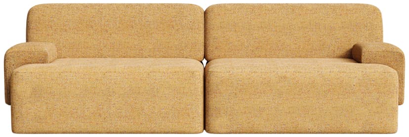 Sofa modułowa Umi 200 cm żółty, Feum