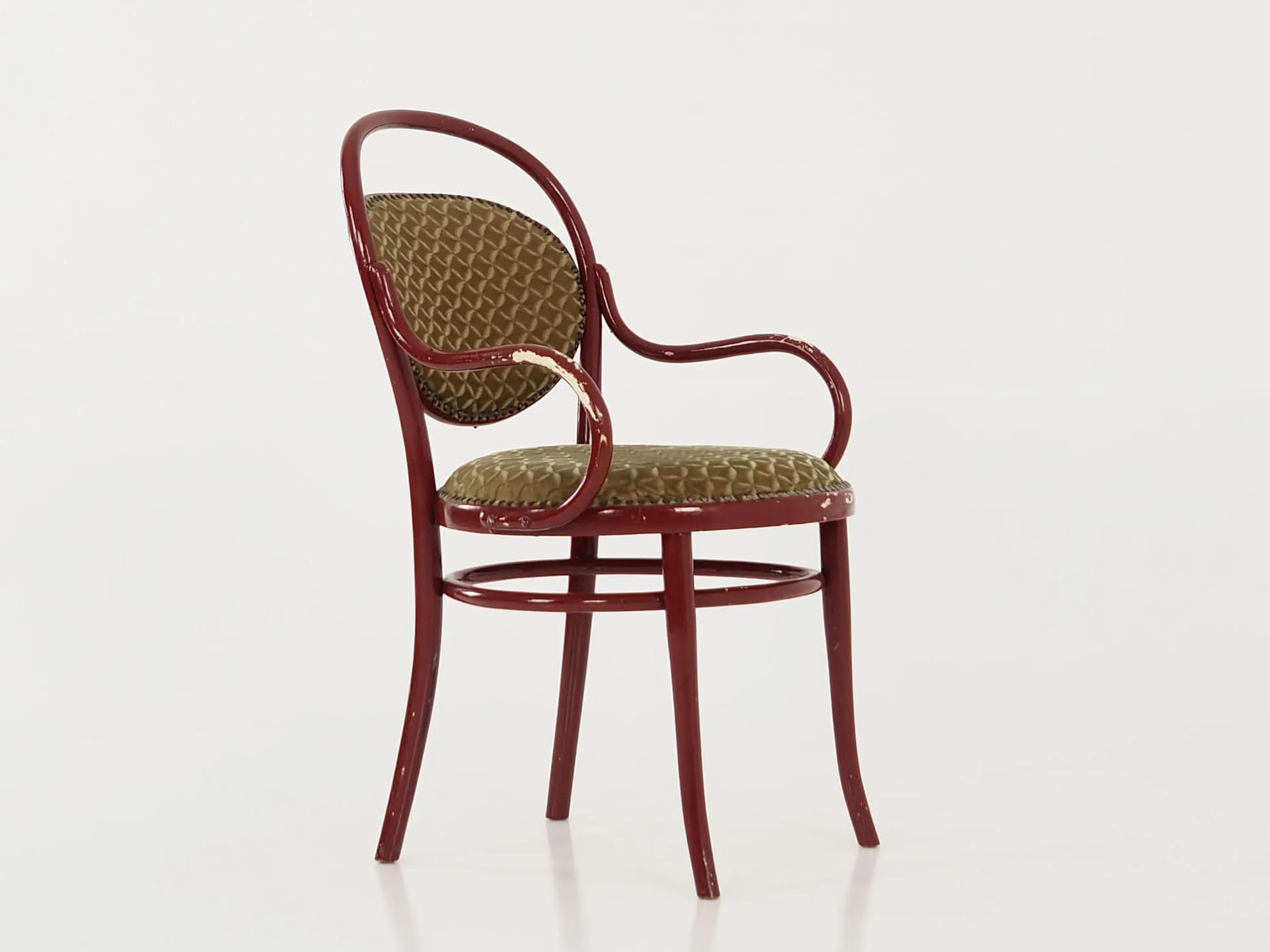 Armchair, green, beech, by M. Thonet, Austria, 19th c. - 34091