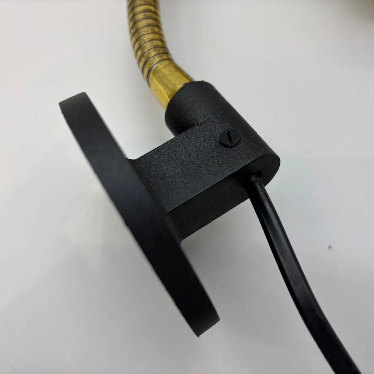 Kinkiet, złoty, metal, Szwecja, lata 70. - 34141