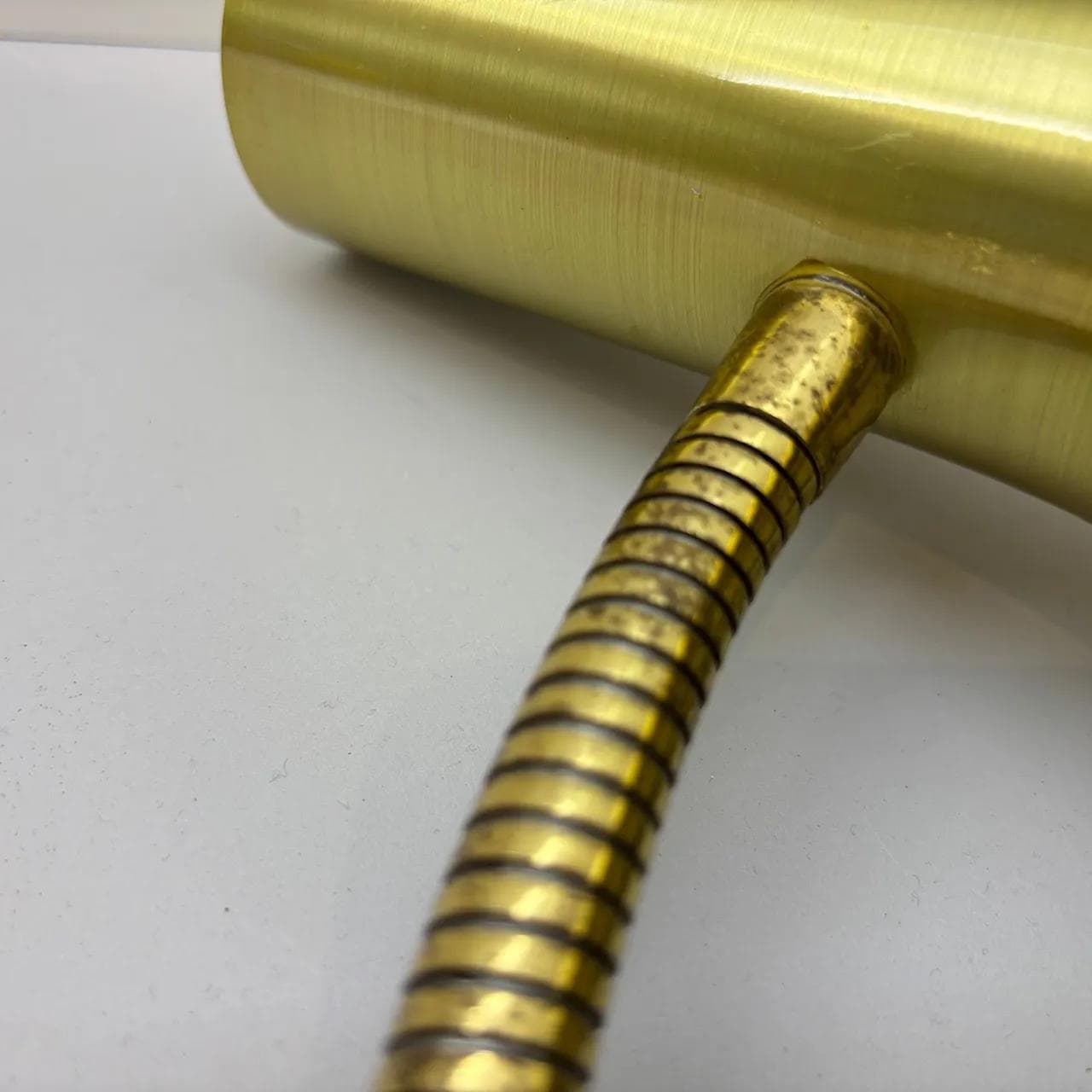 Kinkiet, złoty, metal, Szwecja, lata 70. - 34142