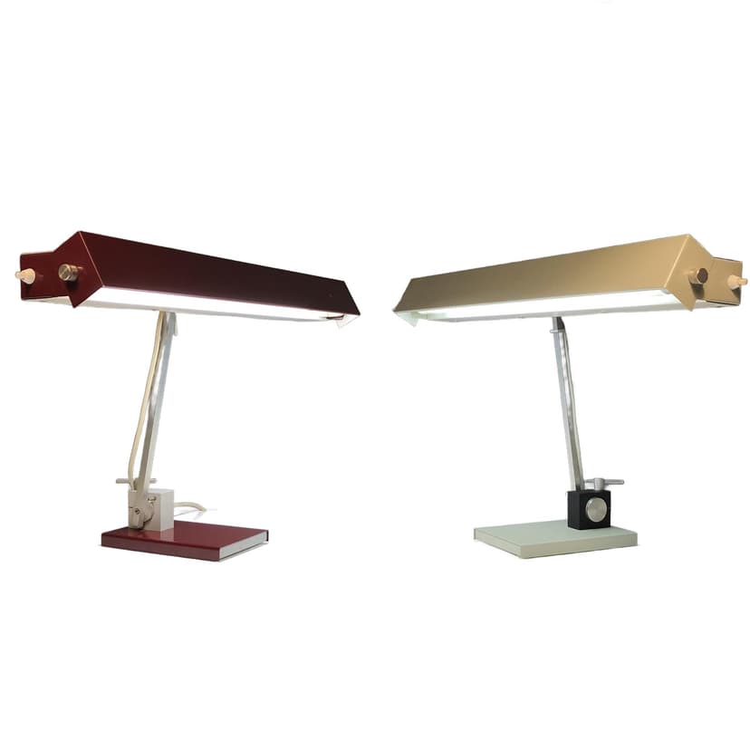 Industrialne lampy kreślarskie, proj. K. Musinowski, Niemcy, lata 70.