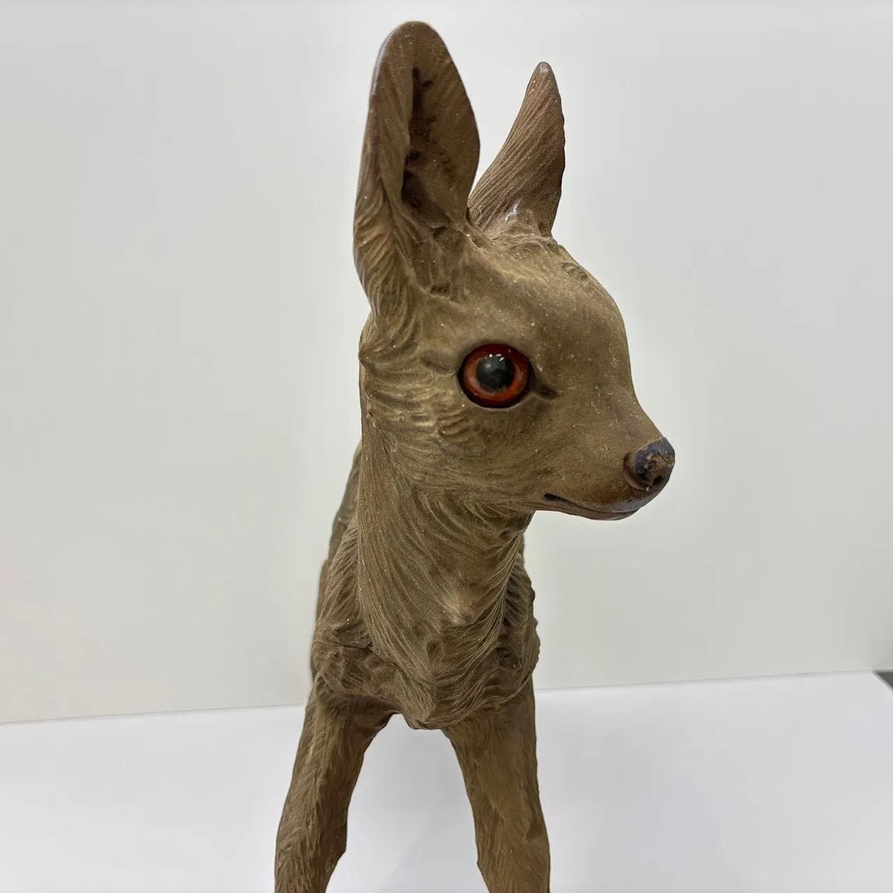 Figura sarna, Zeho, brązowy, plastik, Niemcy, lata 80. - 34434