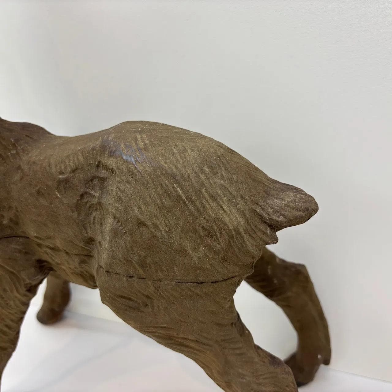 Figura sarna, Zeho, brązowy, plastik, Niemcy, lata 80. - 34441