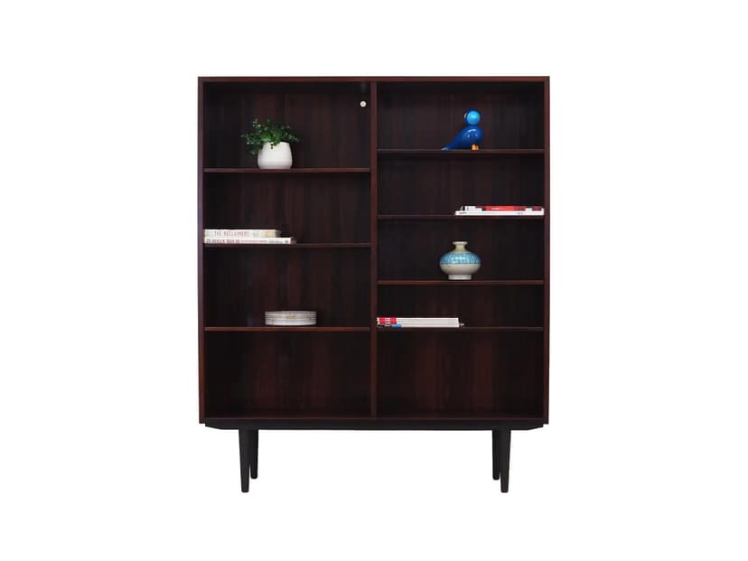 Regał, palisander brązowy, Dania, lata 70.