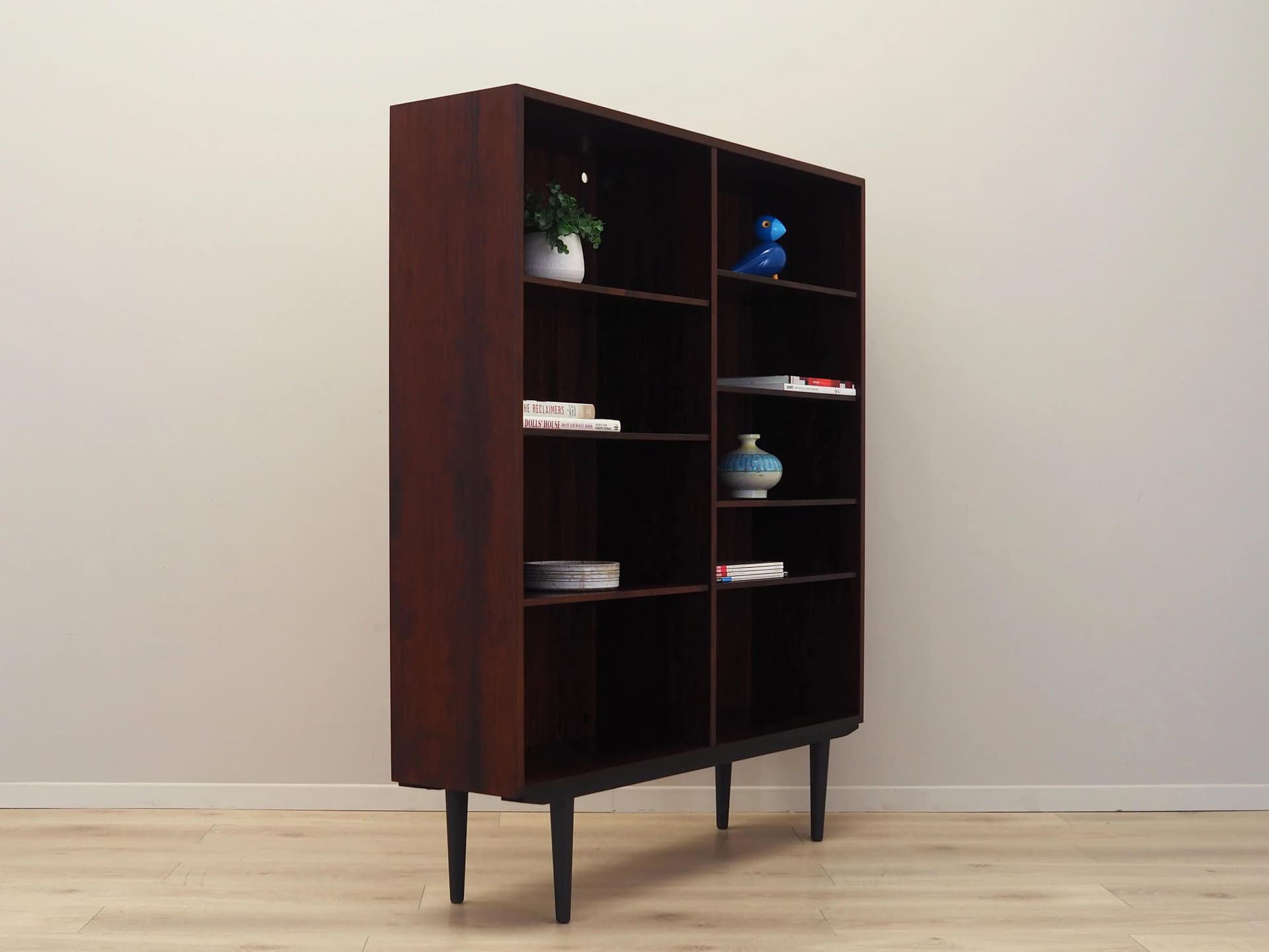 Bookcase, brown rosewood, Denmark, 1970s - 34325