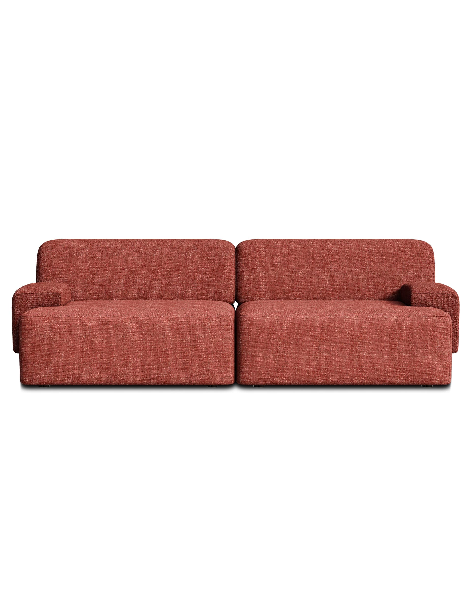 Sofa modułowa Umi 200 cm czerwony, Feum - 34399