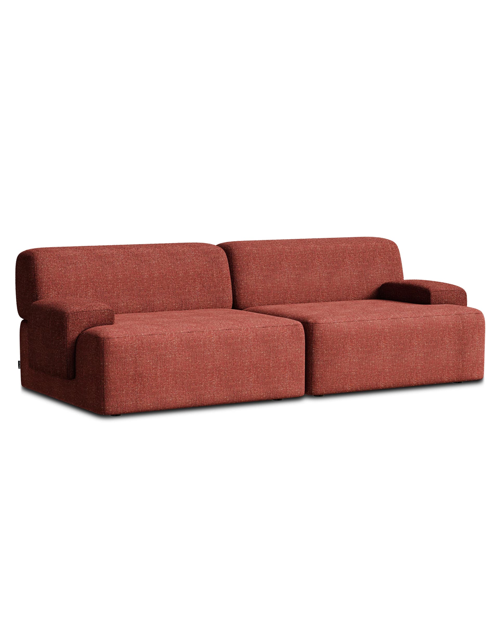 Sofa modułowa Umi 200 cm czerwony, Feum - 34395