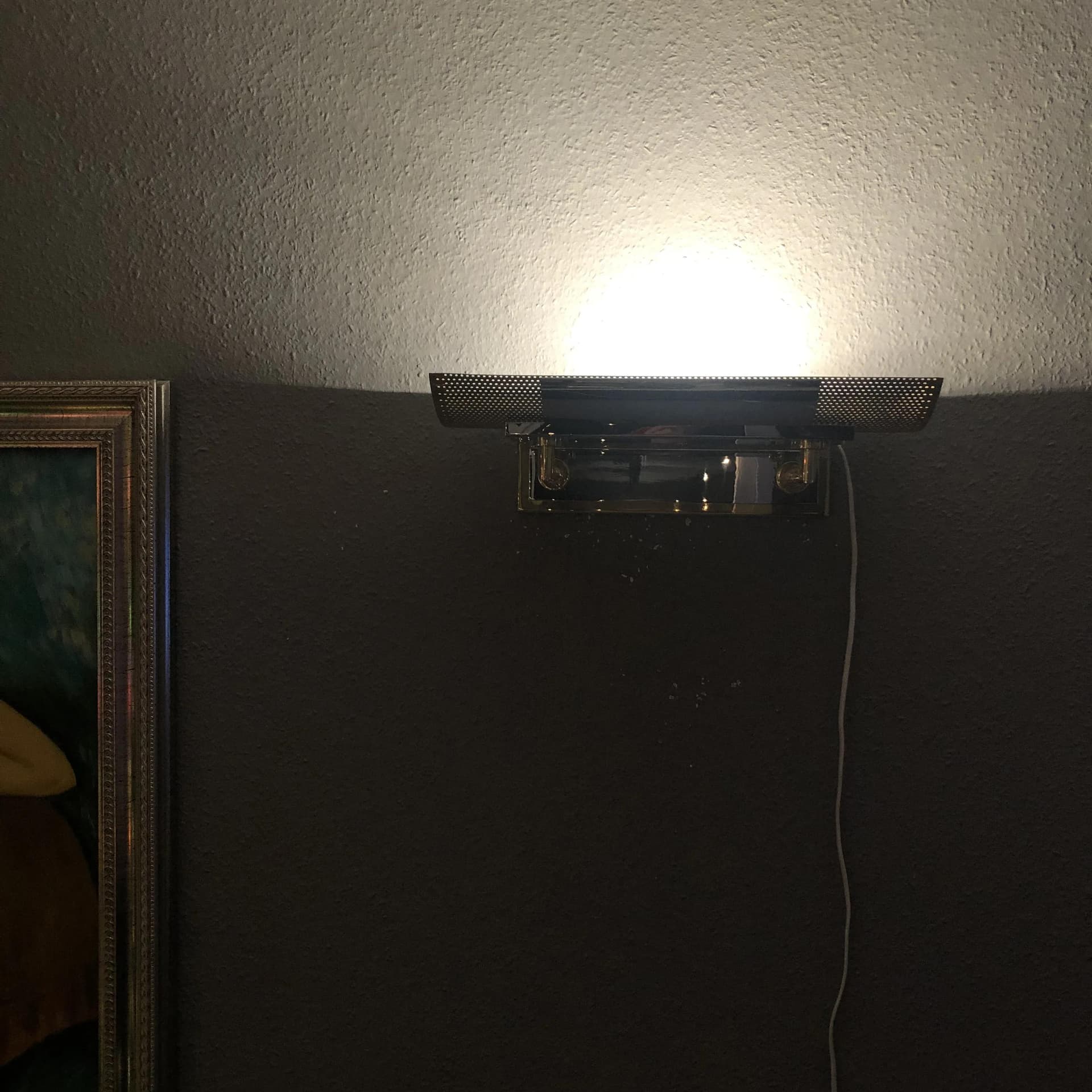 Para kinkietów, chromowany mosiądz srebrny, Art-Line, Niemcy, lata 70. - 34429