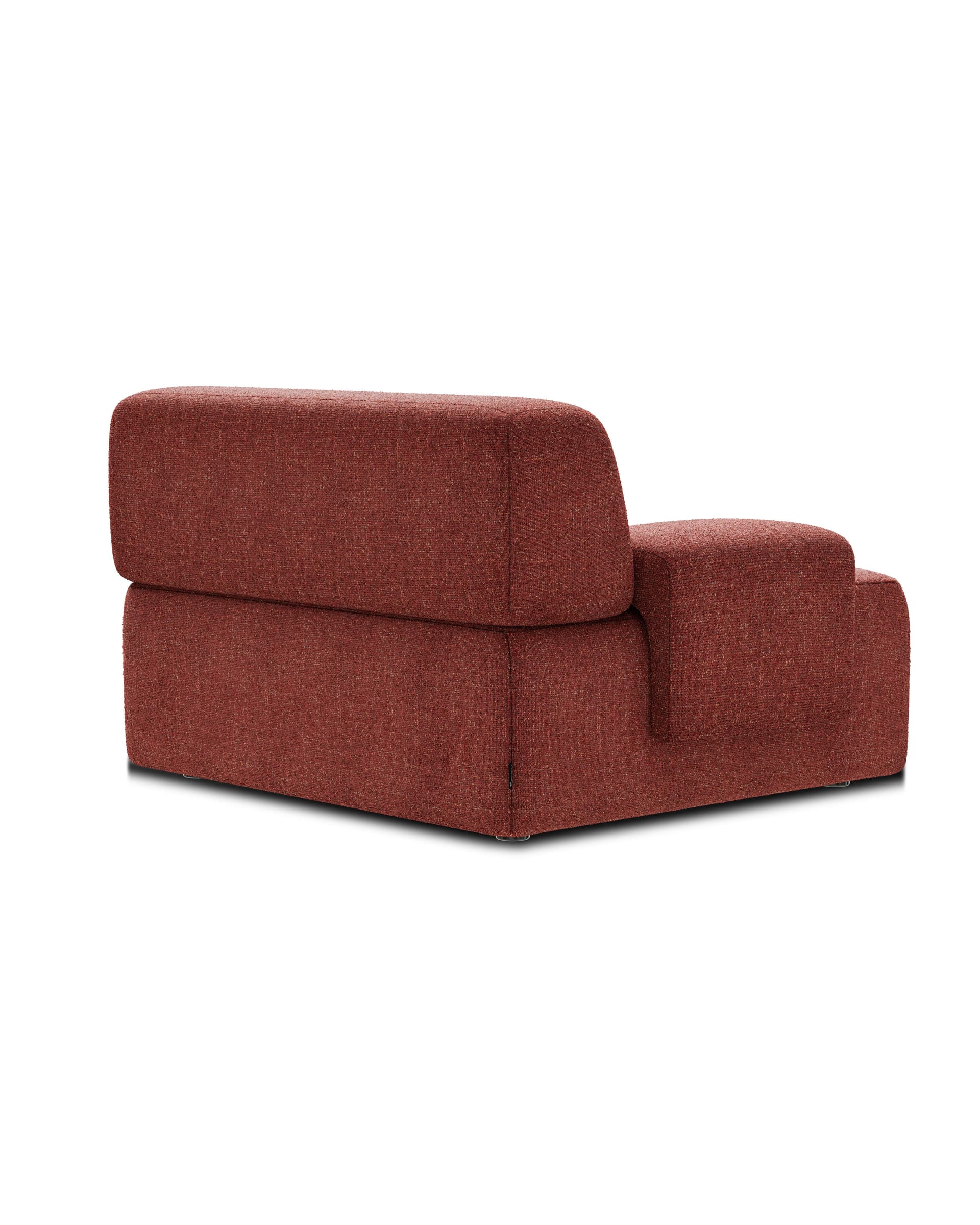 Umi lounge chair 105x95x65 cm maroon red, by Feum Studio, FEUM - 34393