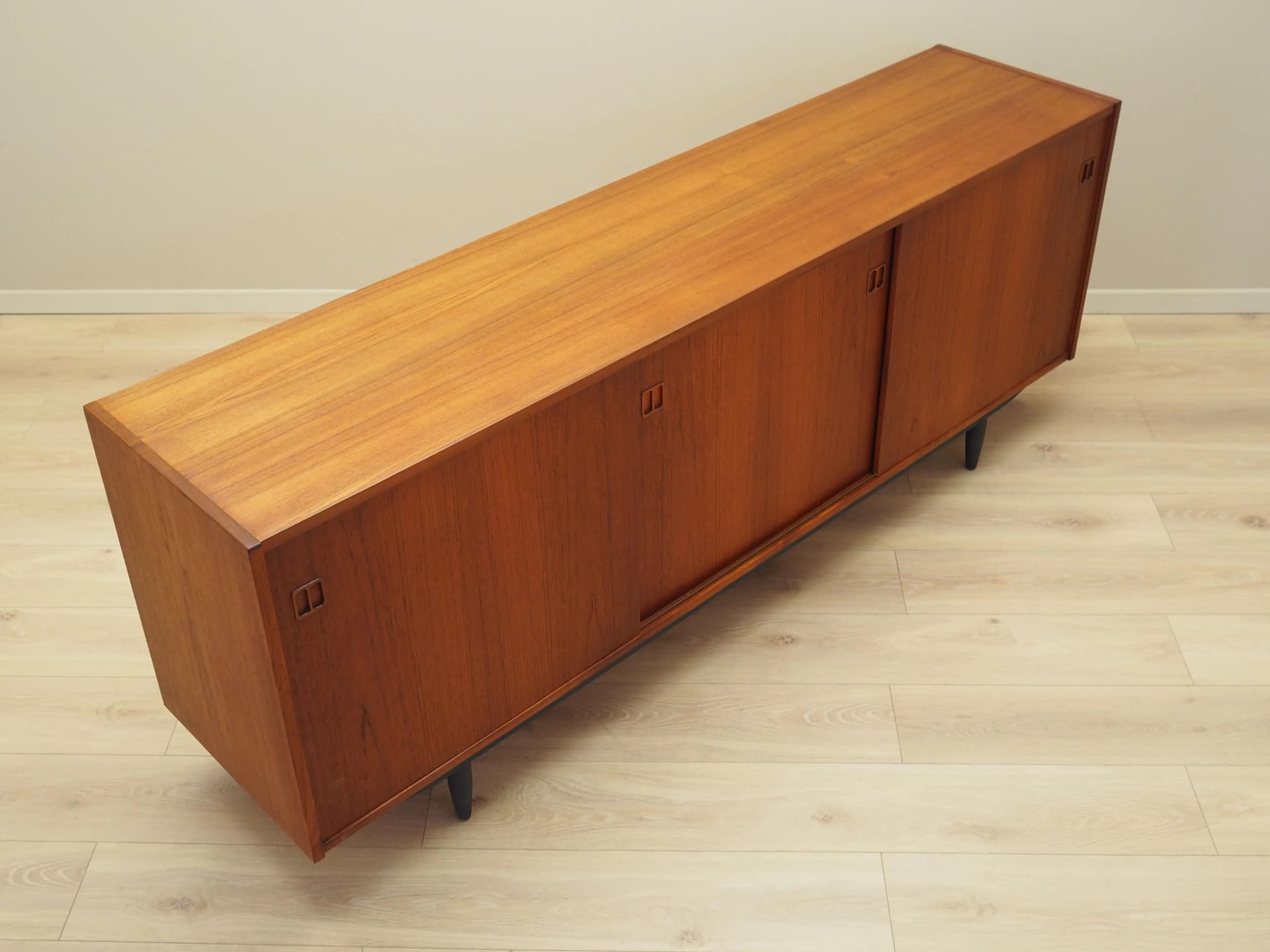 Sideboard, teak brązowy, Dania, lata 70. - 34513