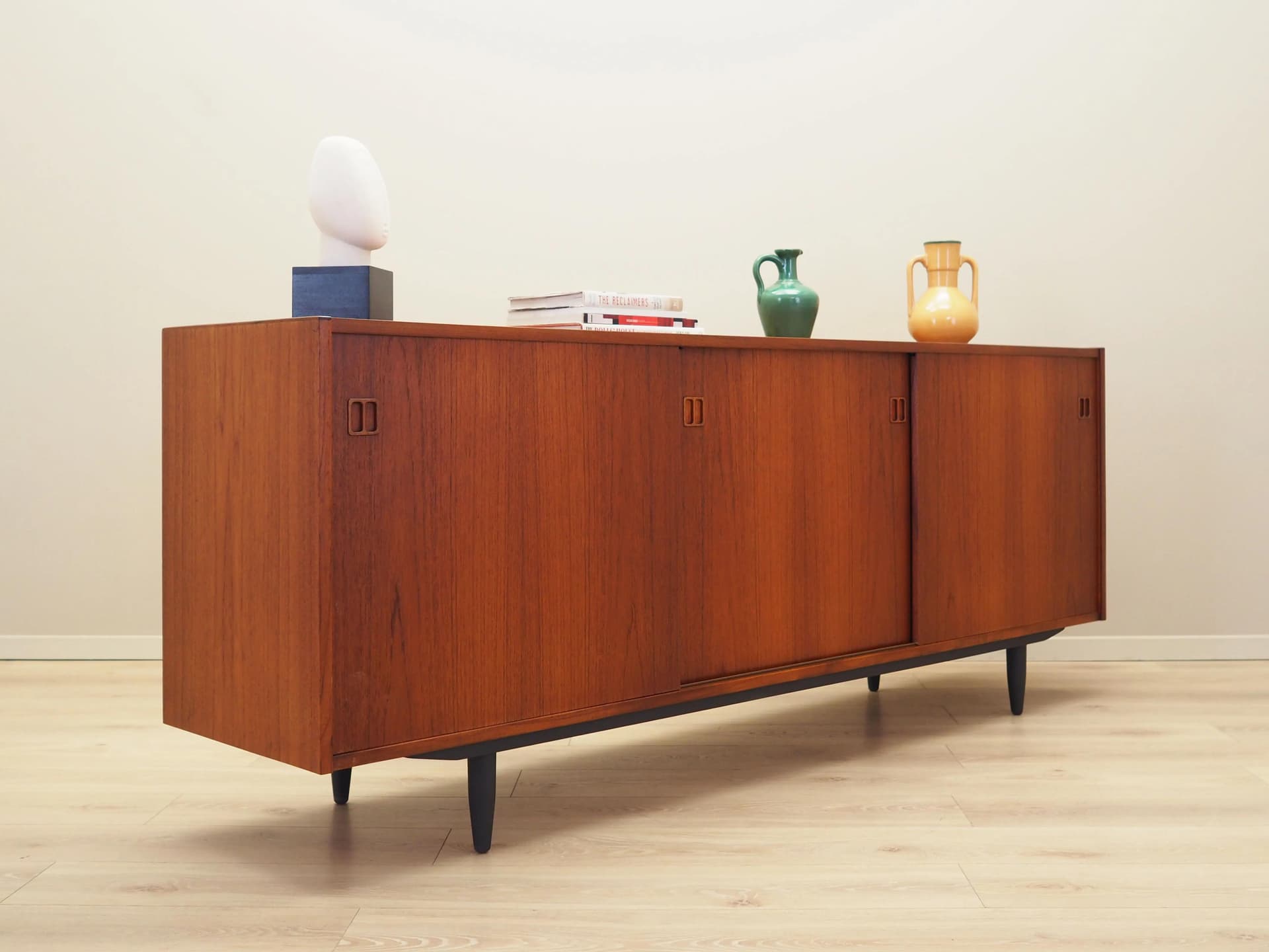 Sideboard, teak brązowy, Dania, lata 70. - 34511