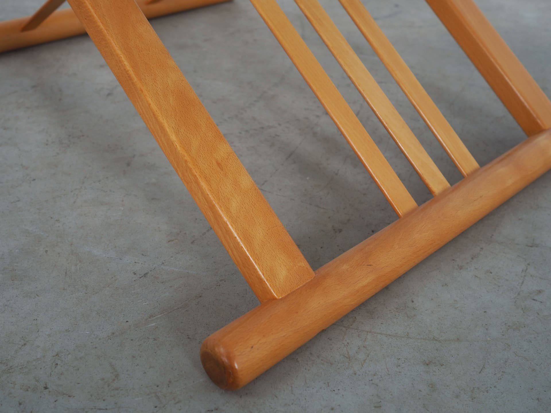 Stolik kawowy, buk żółty, szkło, proj. A. Hansen, Haslev Møbelsnedkeri, Dania, lata 90. - 63740