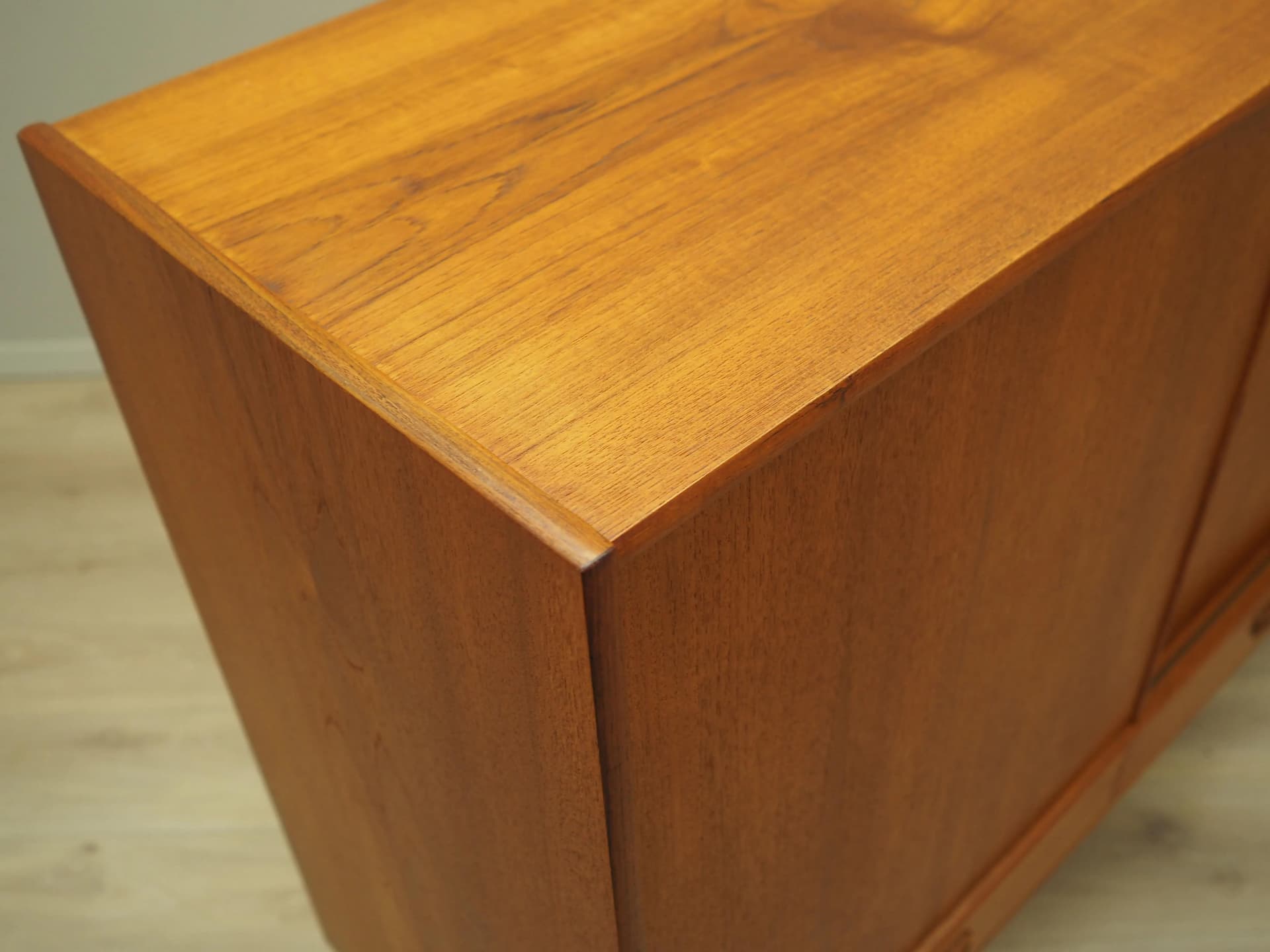 Highboard, teak pomarańczowy, Dania, lata 60. - 34484