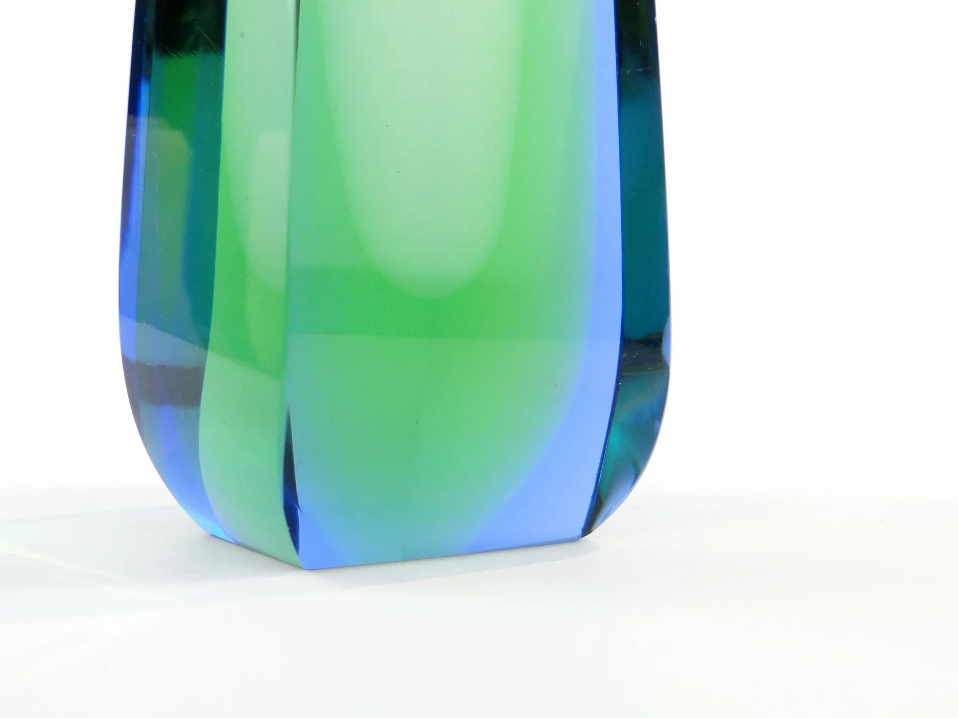 Wazon, multicolor, kryształ, proj. P. Hlava, Czechosłowacja, lata 60. - 34697