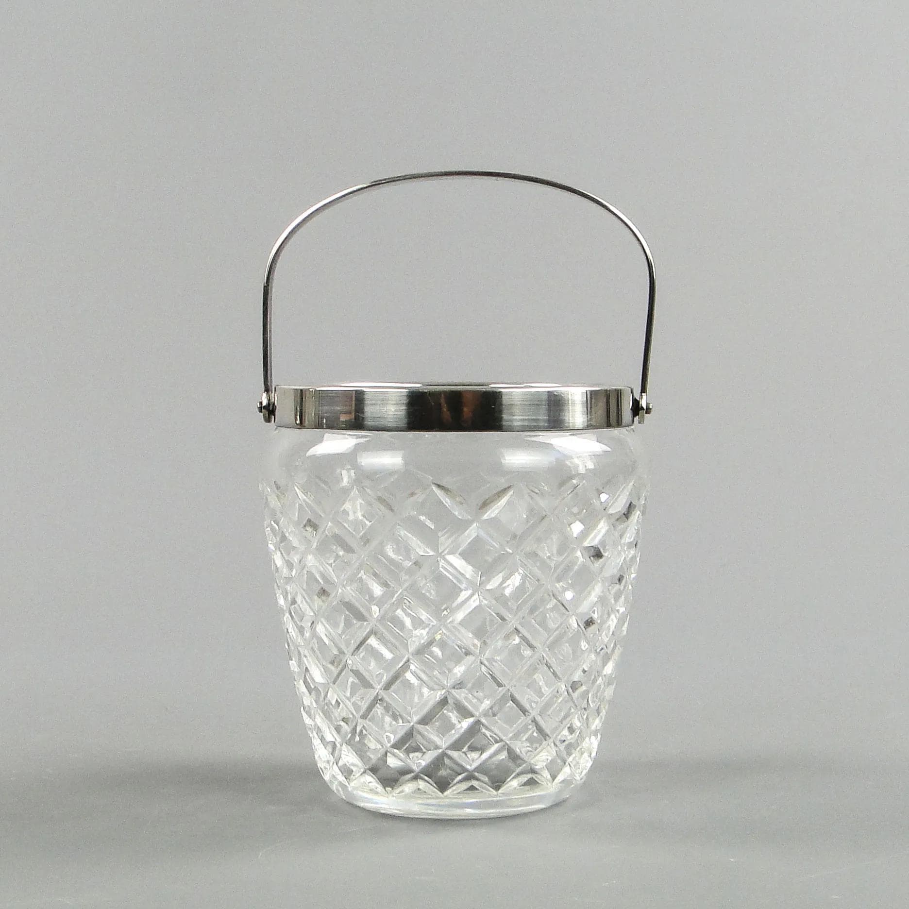Wiaderko na lód, kryształ transparentny, WMF, Niemcy, lata 50. - 34676