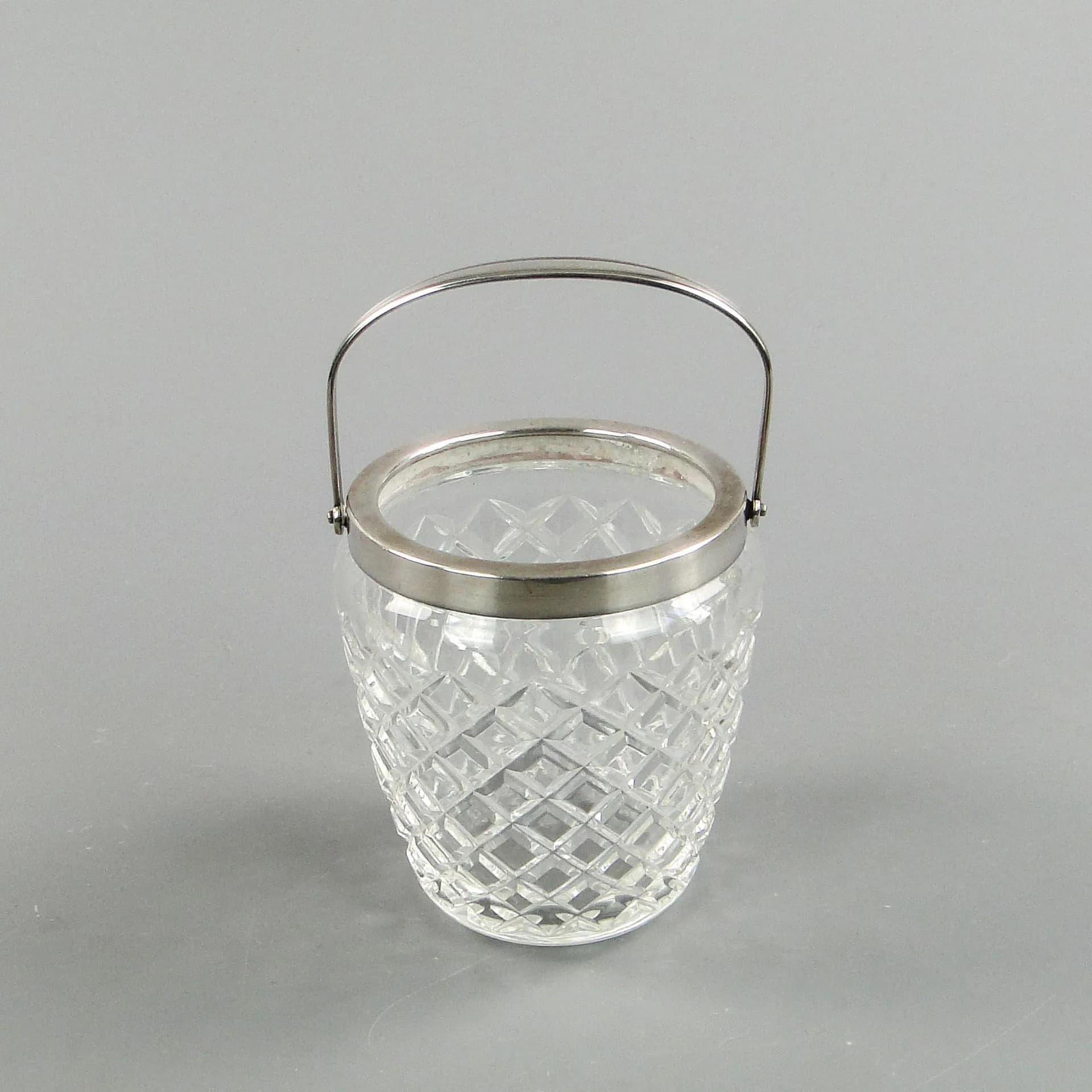 Wiaderko na lód, kryształ transparentny, WMF, Niemcy, lata 50. - 34677