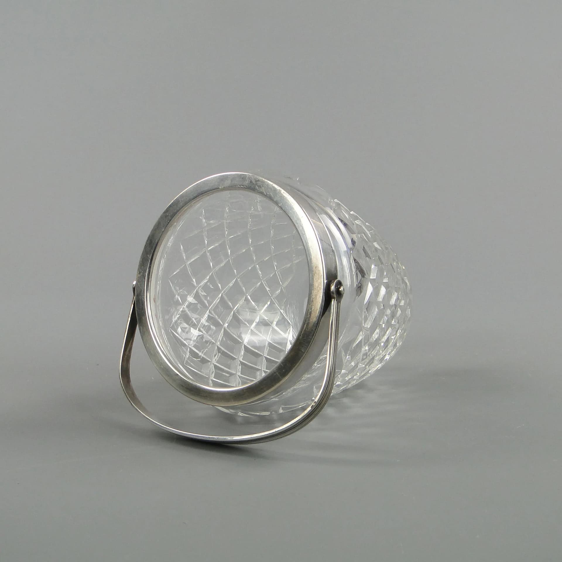 Wiaderko na lód, kryształ transparentny, WMF, Niemcy, lata 50. - 34683