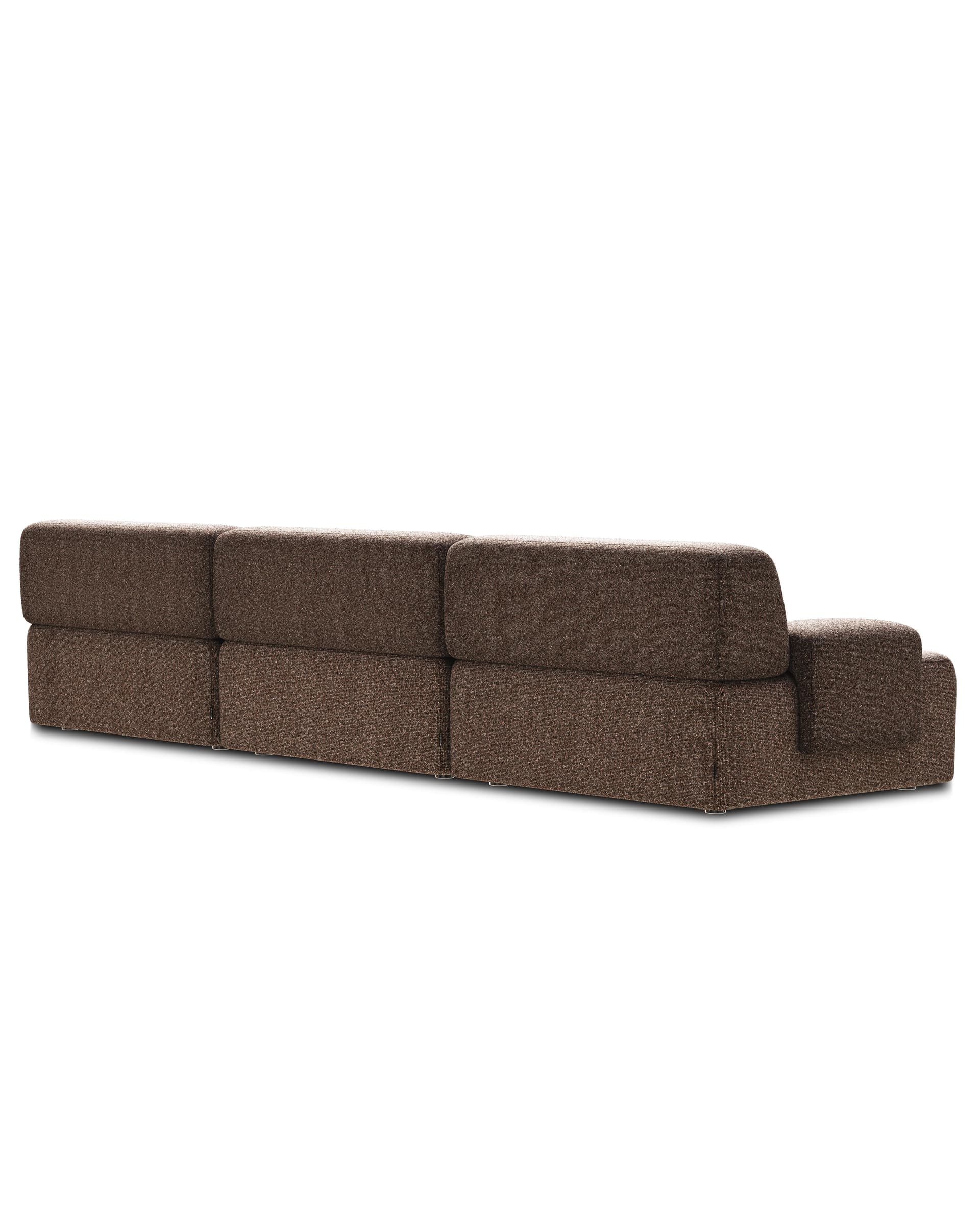 Sofa modułowa Umi 295 cm brązowy, Feum - 43605