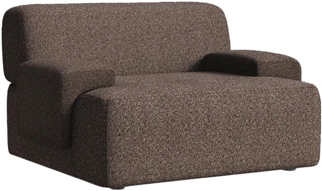 Fotel Umi brązowy, Feum - WYMIARY